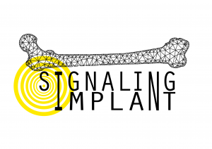 Implants signal to bone for bone growth and attachment